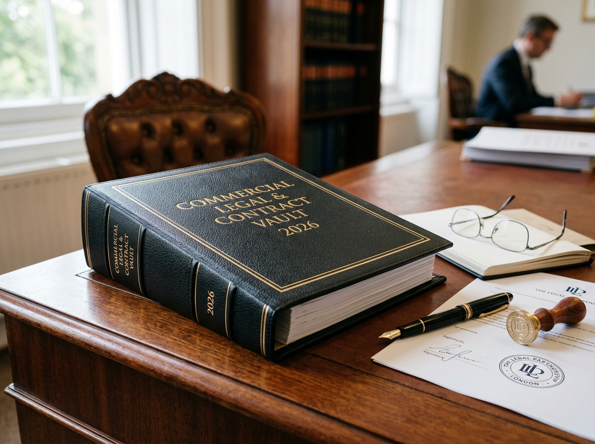 The 2026 Commercial Legal & Contract Protection Vault Product Mockup